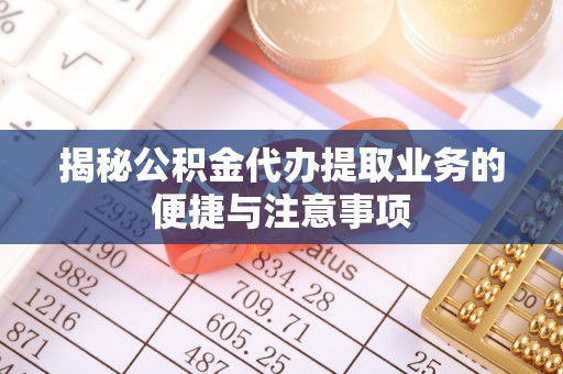 铁山港揭秘公积金代办提取业务的便捷与注意事项