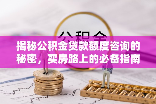 铁山港揭秘公积金贷款额度咨询的秘密，买房路上的必备指南