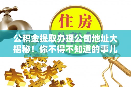 铁山港公积金提取办理公司地址大揭秘！你不得不知道的事儿
