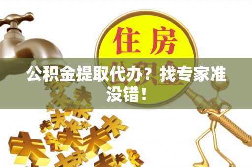 铁山港公积金提取代办？找专家准没错！