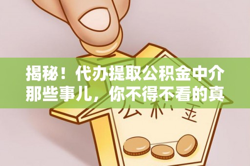 铁山港揭秘！代办提取公积金中介那些事儿，你不得不看的真相