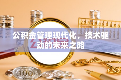 铁山港公积金管理现代化，技术驱动的未来之路